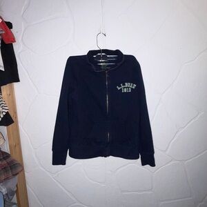 L.L. Bean Navy zip up vintage
